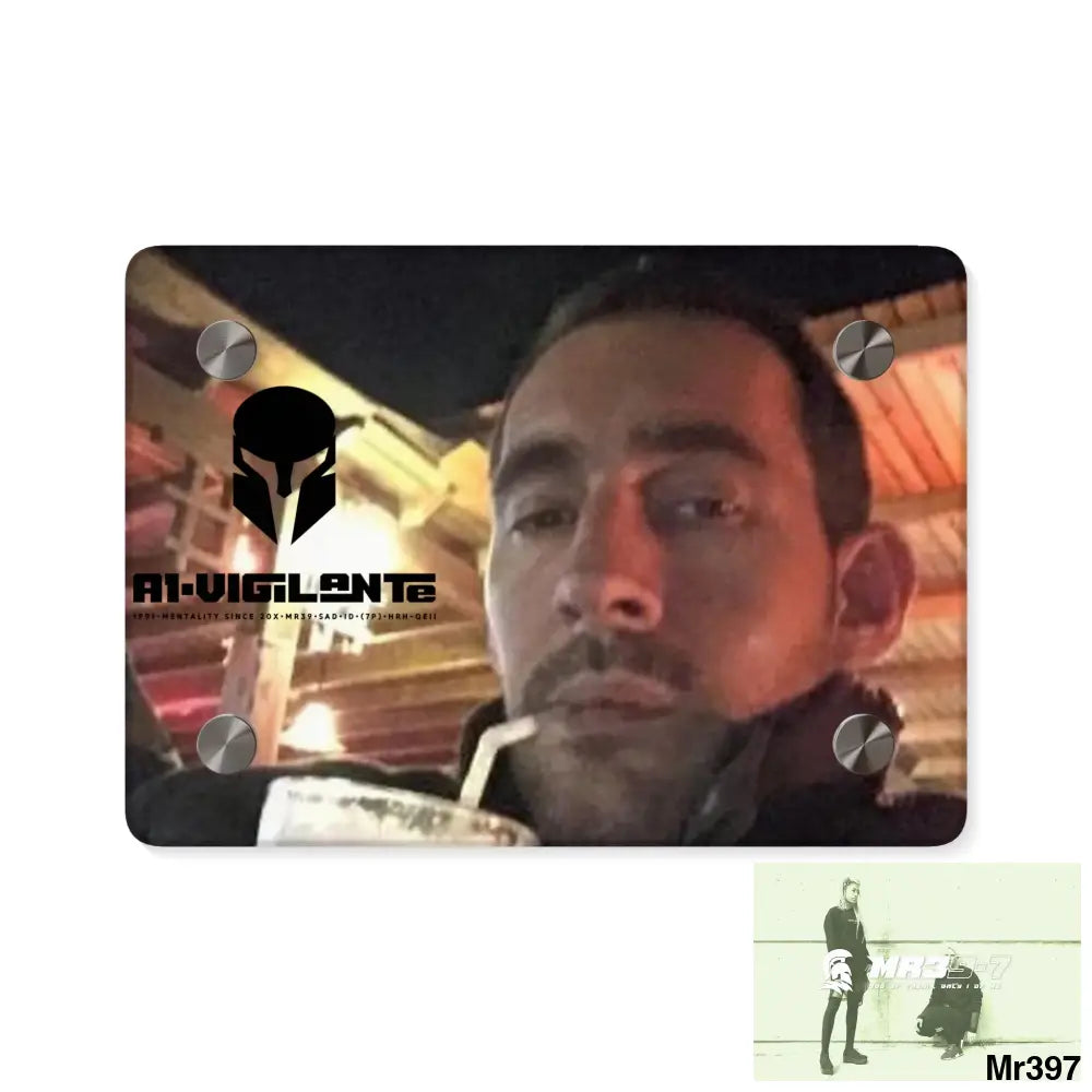 A1-Vigilante Sparta Egypt -Dahab December 2014 after the madness Acrylic Wall Art Panels 7’’ x 5’’ (Horizontal)