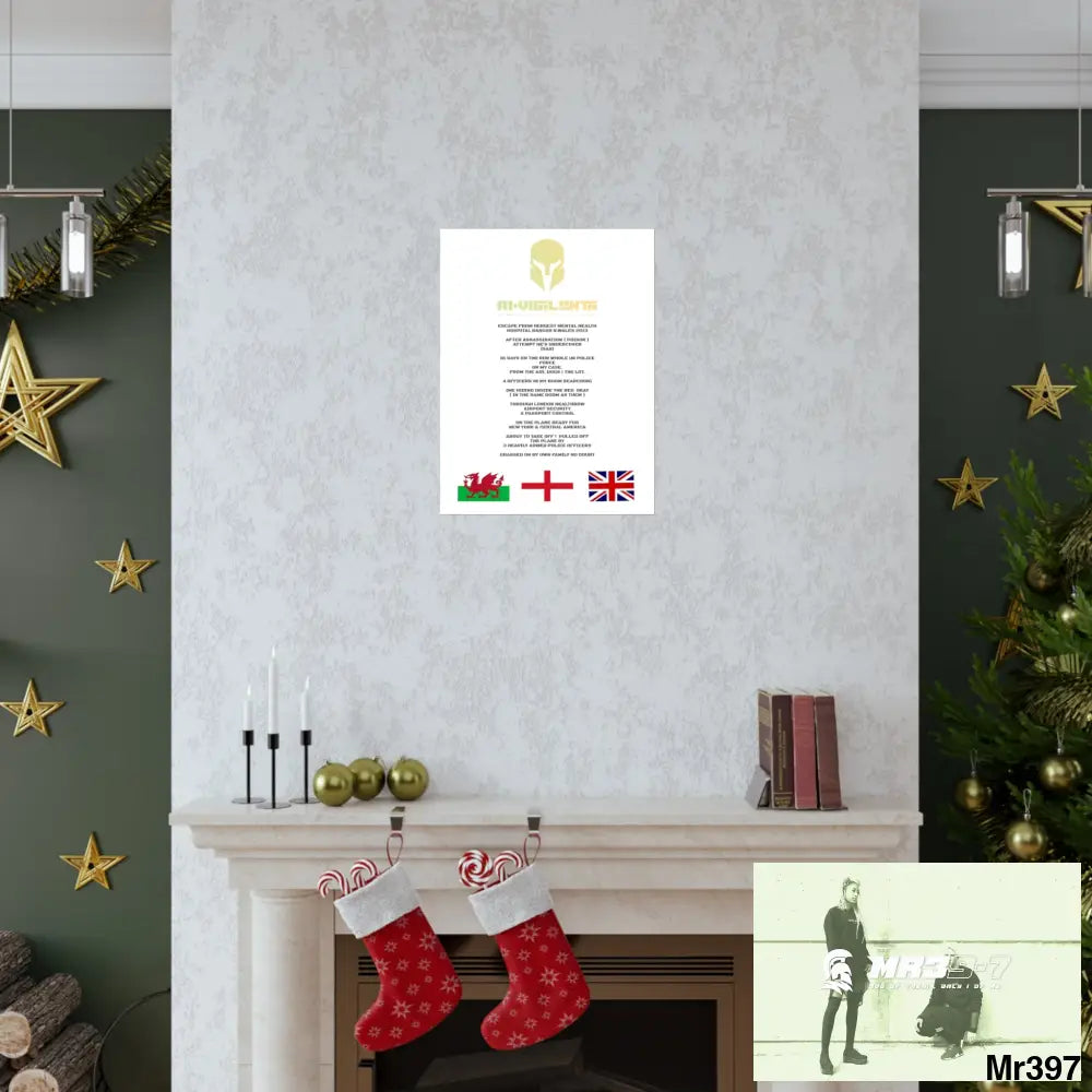 A1-Vigilante Sparta Escape from Hergest MH Hospital 2013 Matte Vertical Posters Poster