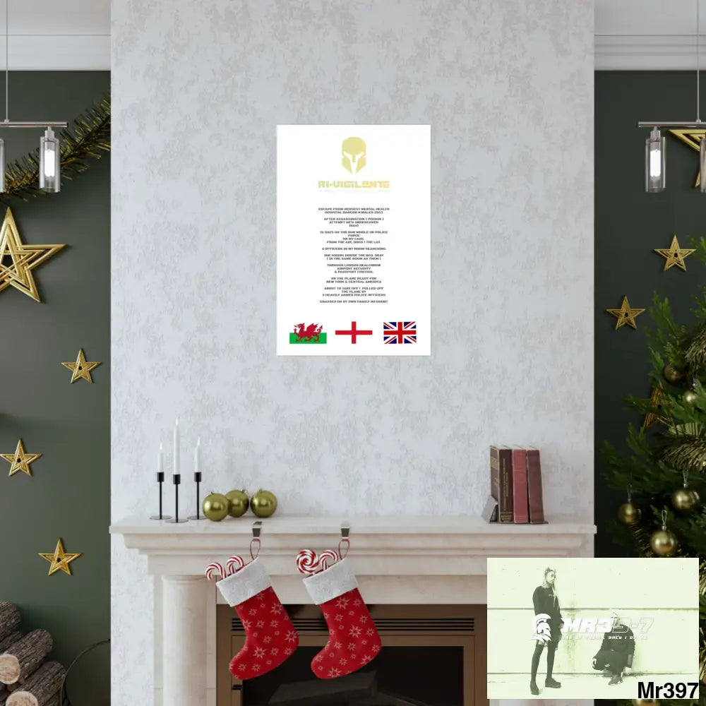 A1-Vigilante Sparta Escape from Hergest MH Hospital 2013 Matte Vertical Posters Poster