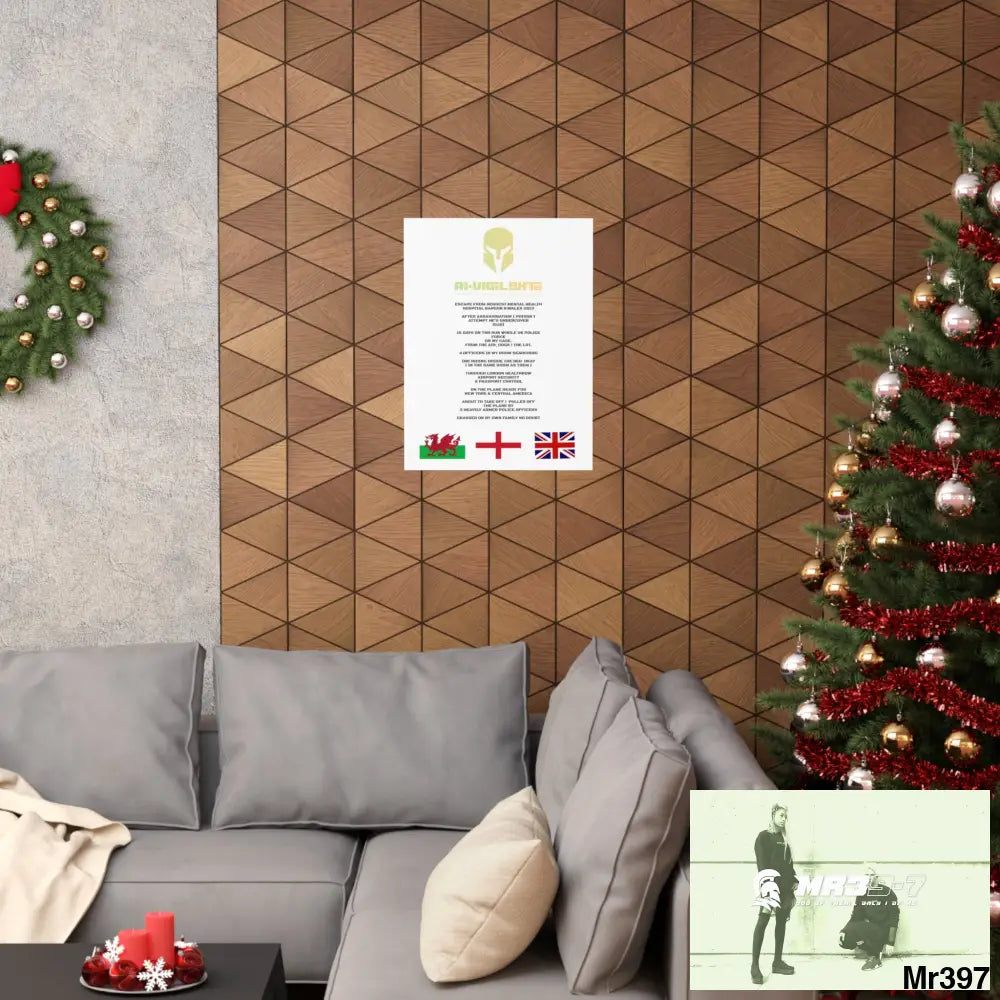 A1-Vigilante Sparta Escape from Hergest MH Hospital 2013 Matte Vertical Posters Poster