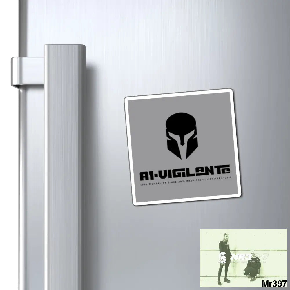 A1-Vigilante Sparta Fridge Magnet 3’’ × 3’’ Paper products