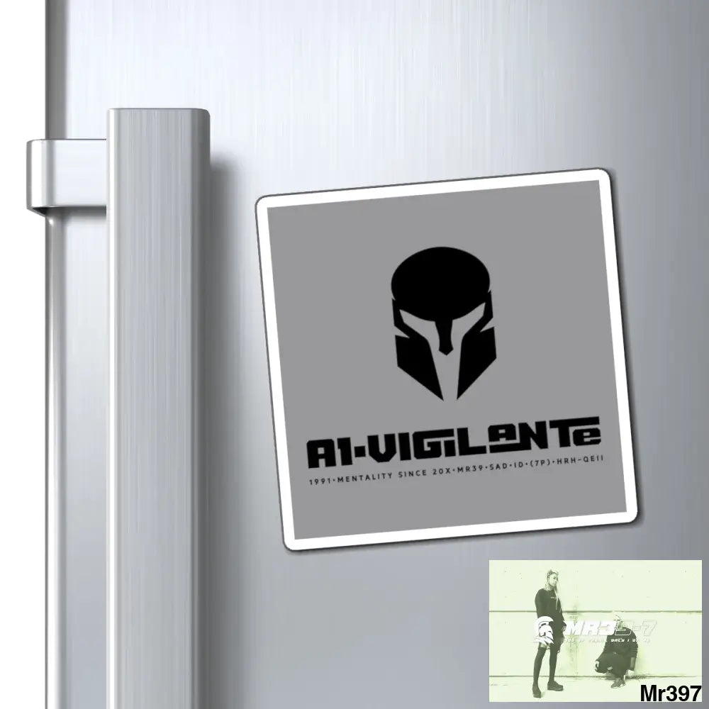 A1-Vigilante Sparta Fridge Magnet 4’’ × 4’’ Paper products