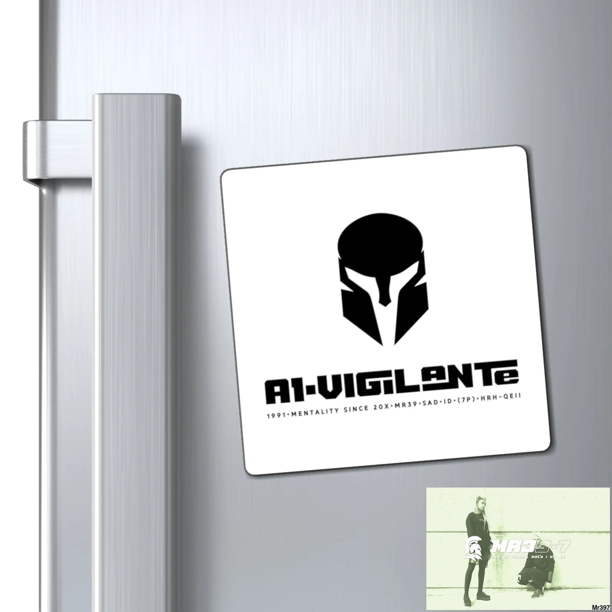 A1-Vigilante Sparta Fridge Magnet 4’’ × 4’’ Paper products
