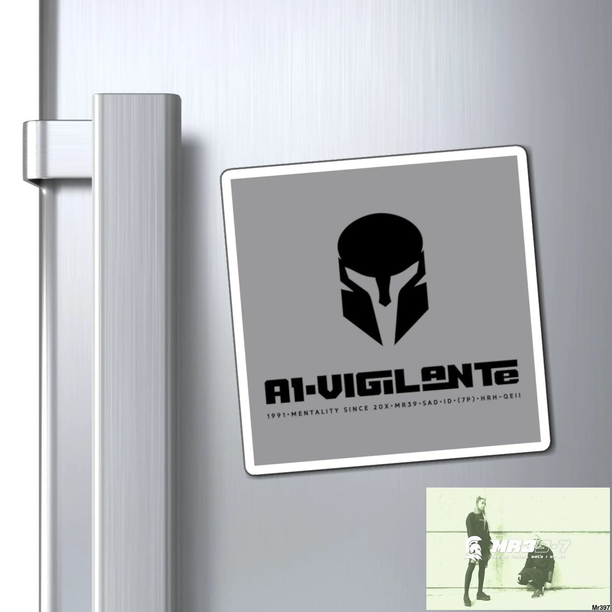 A1-Vigilante Sparta Fridge Magnet 4’’ × 4’’ Paper products