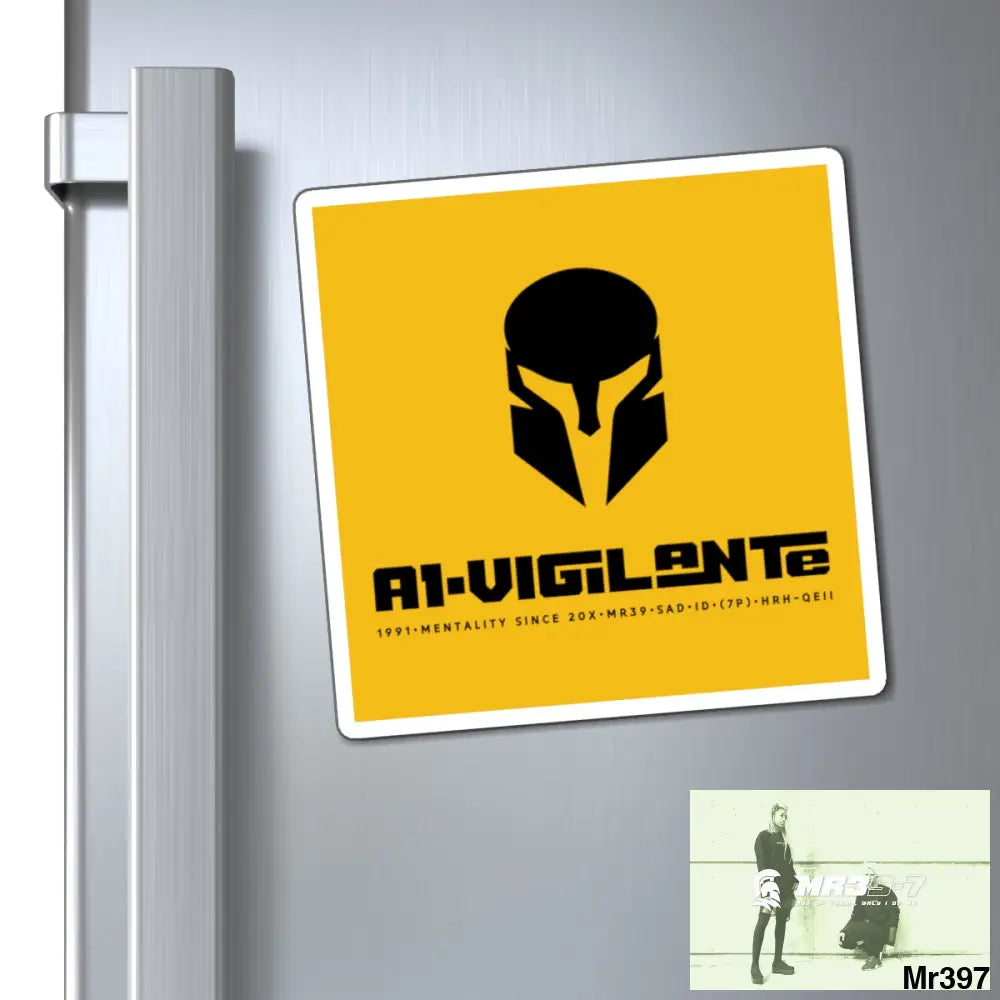 A1-Vigilante Sparta Fridge Magnet 6’’ × 6’’ Paper products