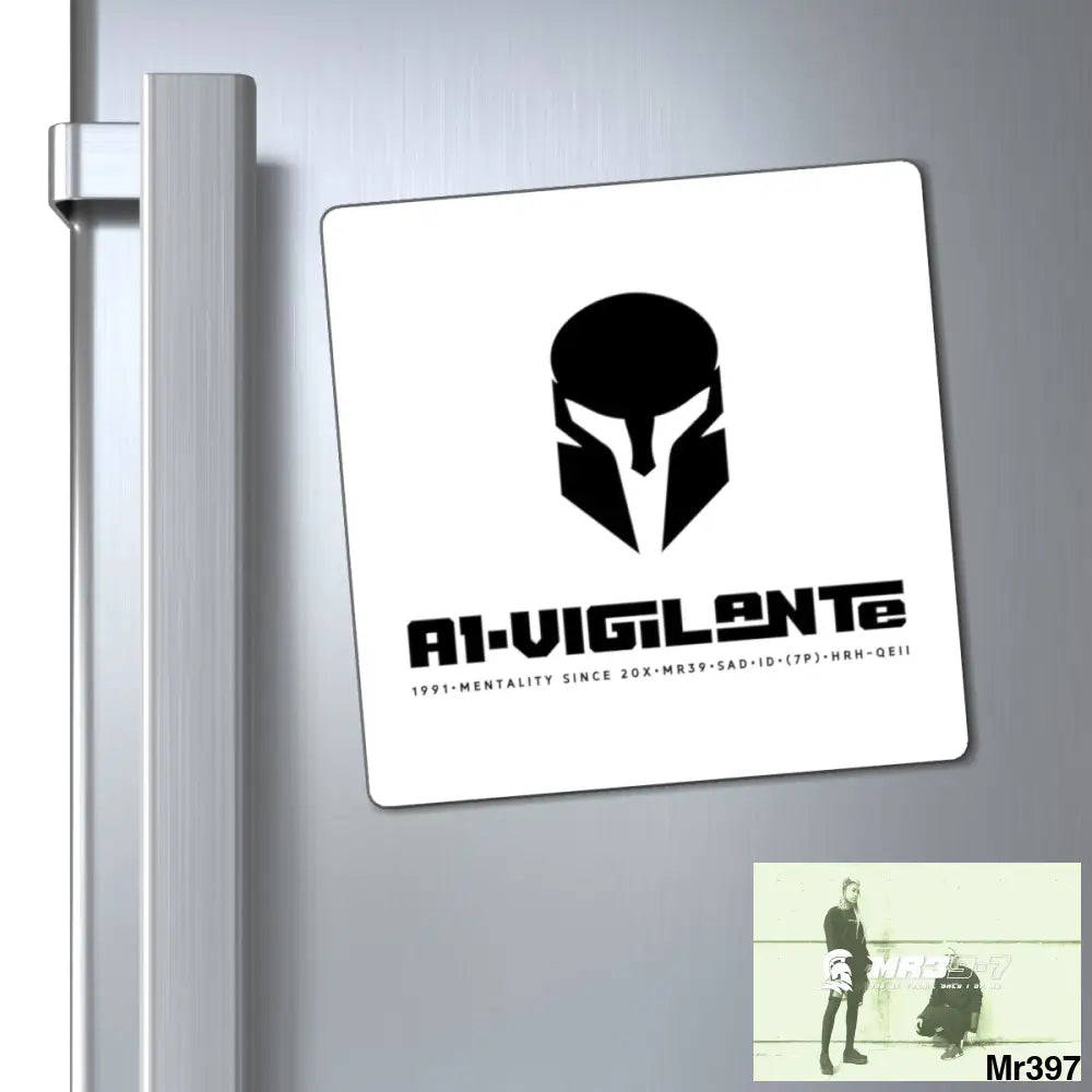 A1-Vigilante Sparta Fridge Magnet 6’’ × 6’’ Paper products