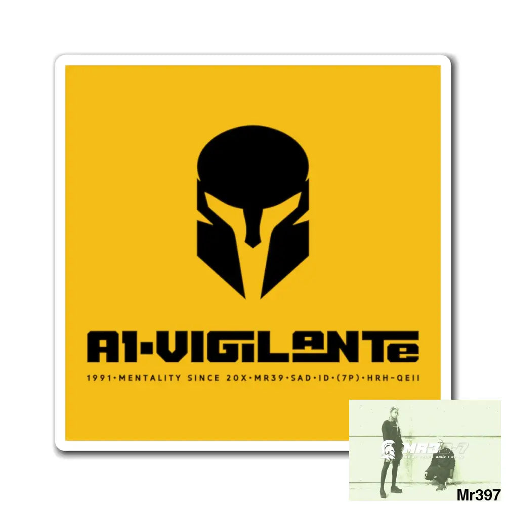 A1-Vigilante Sparta Fridge Magnet Paper products