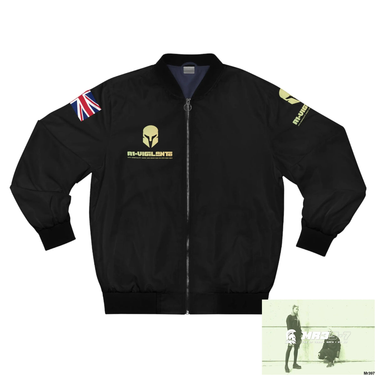 A1-Vigilante Sparta GBR Men’s Bomber Jacket (AOP) XS All Over Prints