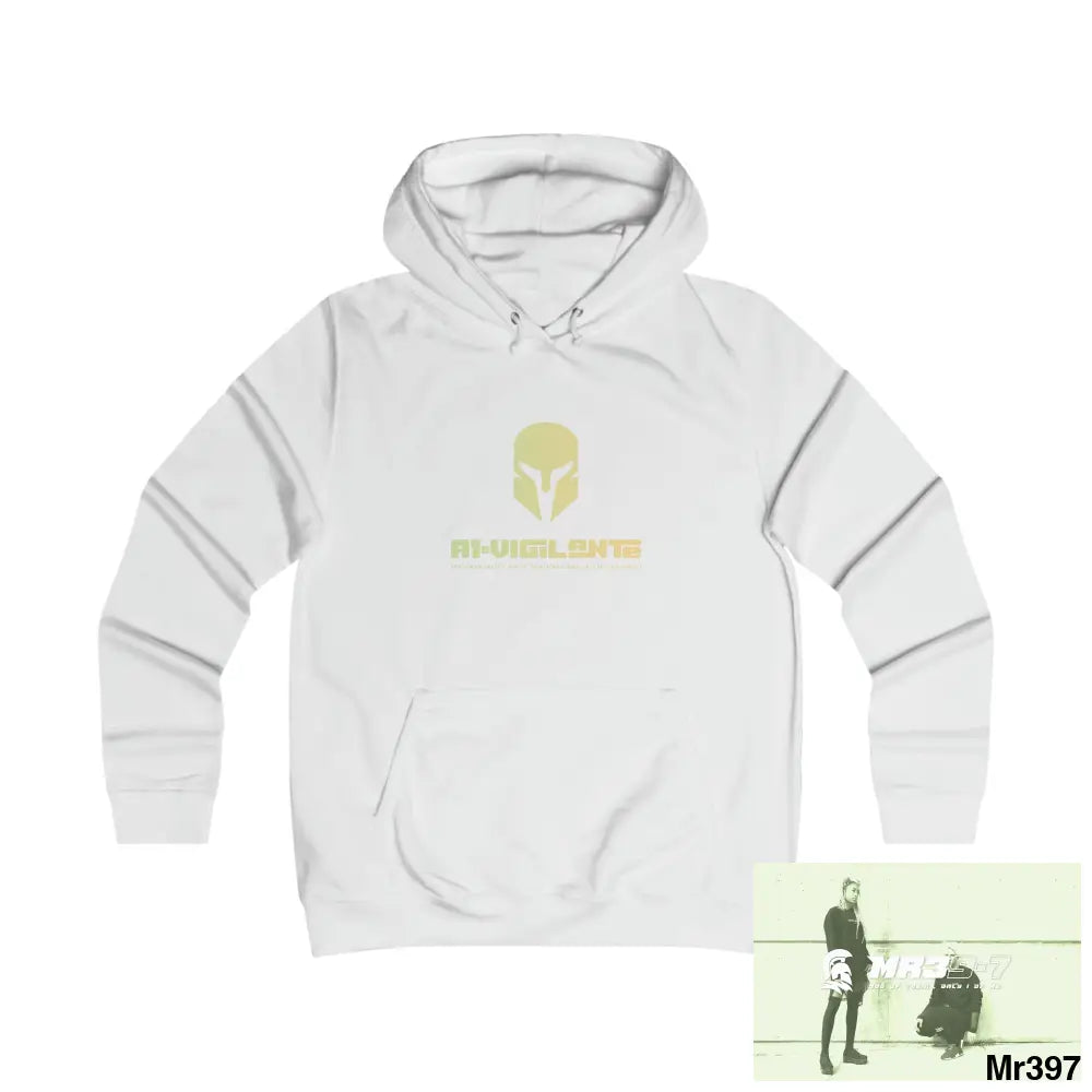 A1-Vigilante - Sparta Girlie College Hoodie S / Arctic White Hoodie