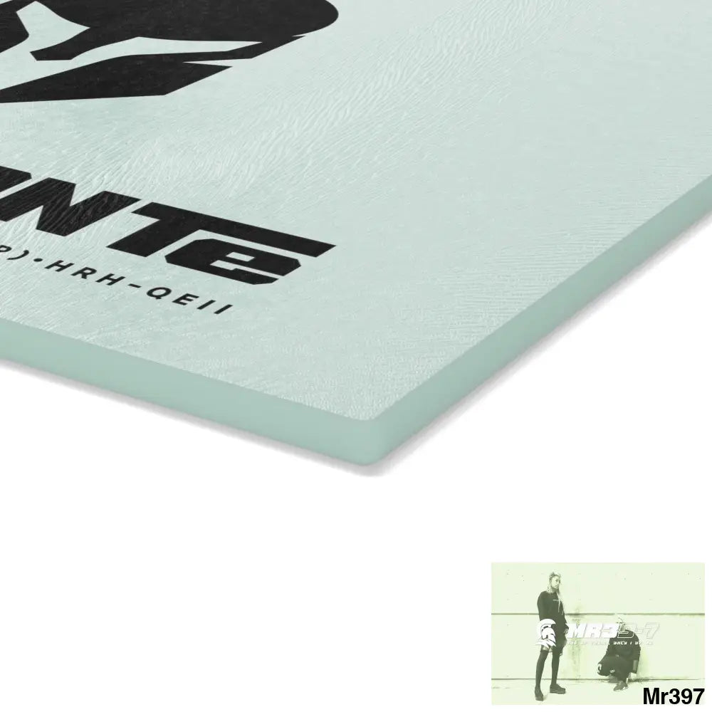 A1- Vigilante Sparta Glass Cutting Board Home Decor