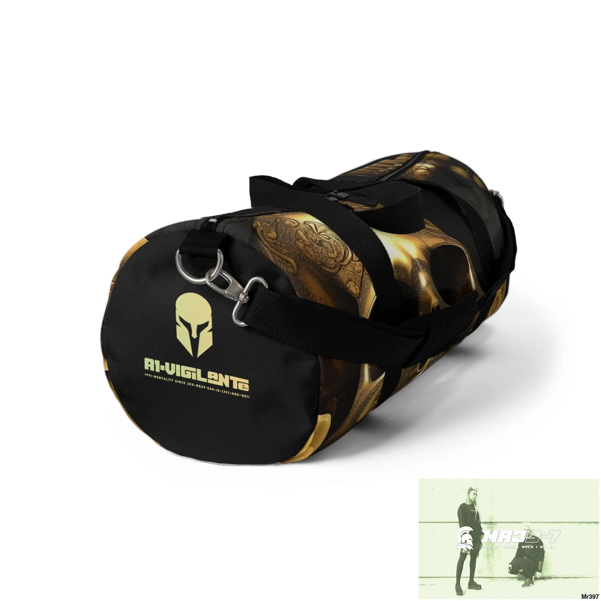 A1-Vigilante Sparta Gothic Skulls & Roses Duffel Bag Bags