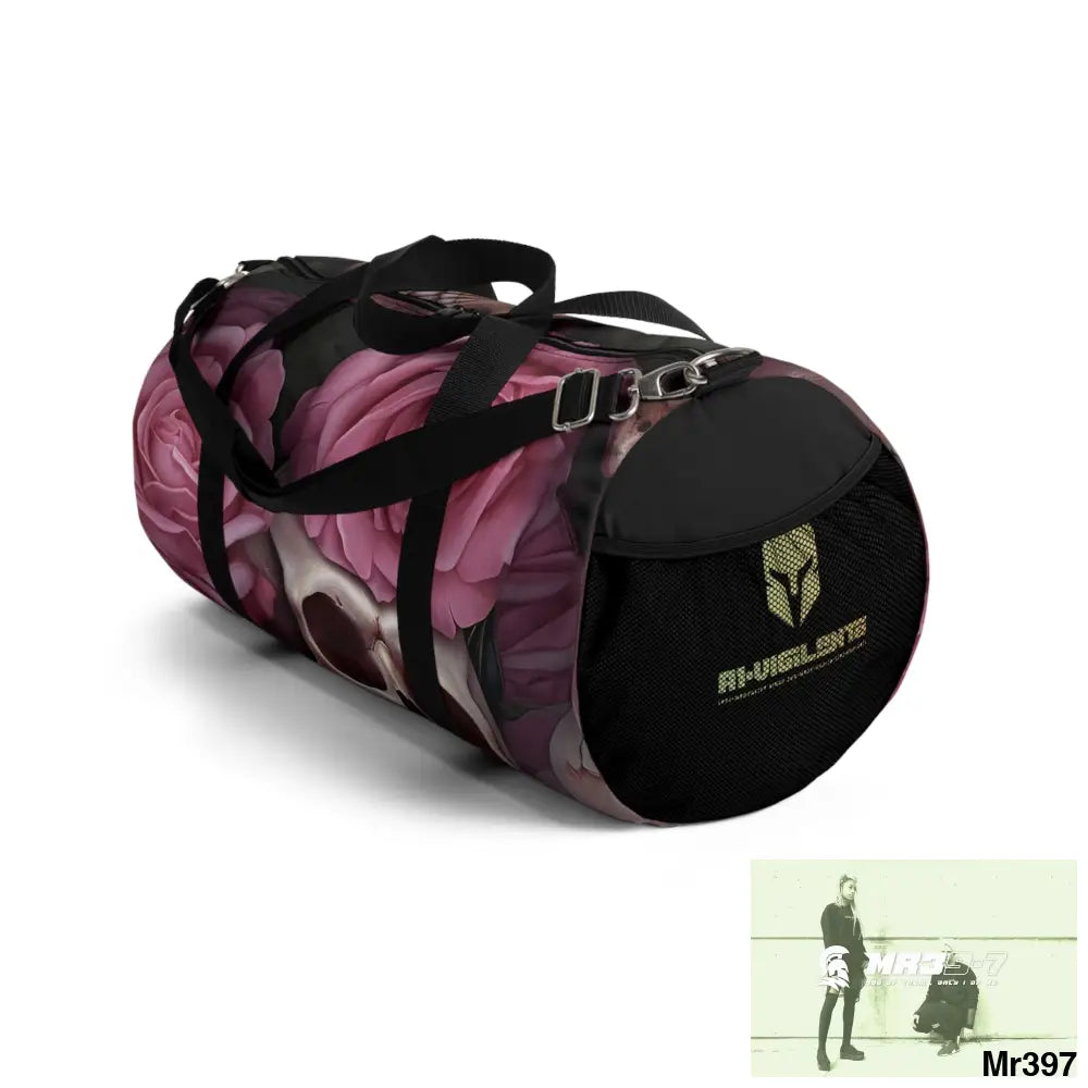 A1-Vigilante Sparta Gothic Skulls & Roses Duffel Bag Bags