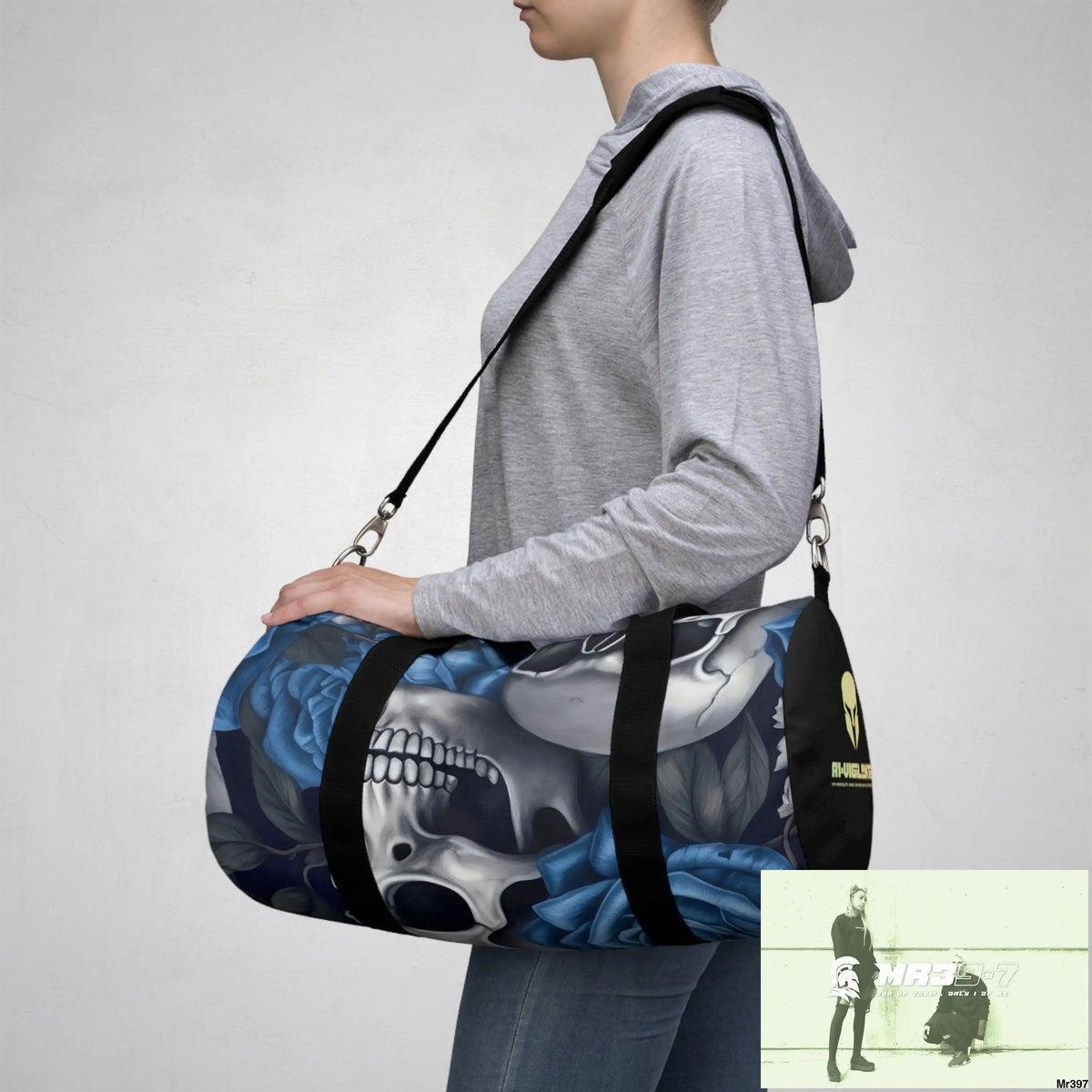 A1-Vigilante Sparta Gothic Skulls & Roses Duffel Bag Bags
