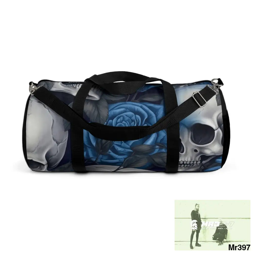 A1-Vigilante Sparta Gothic Skulls & Roses Duffel Bag Large Bags