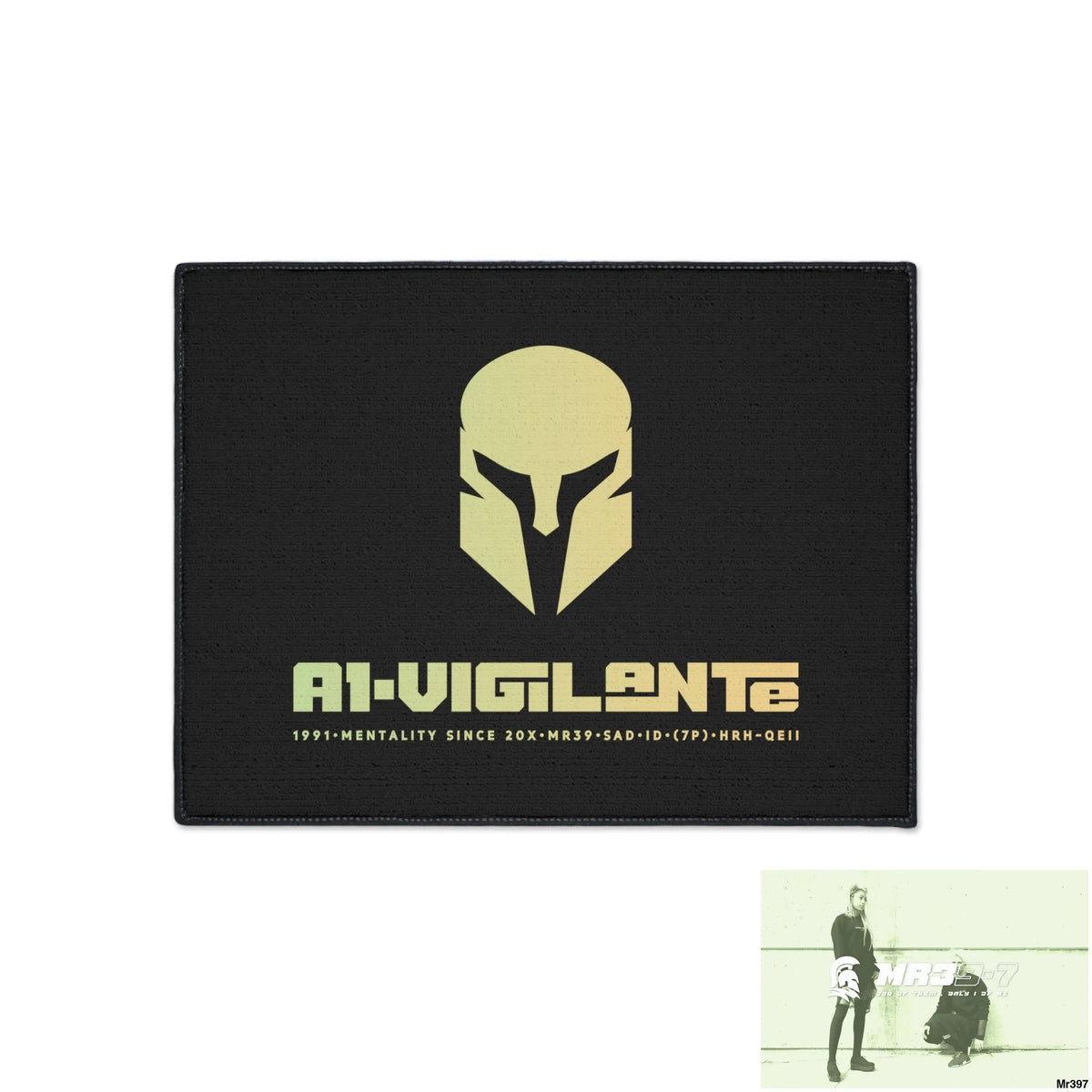 A1-Vigilante Sparta Heavy Duty Floor Mat 18’’ × 24’’ Home Decor