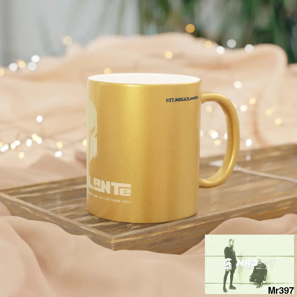 A1-Vigilante Sparta #I7MI6A1London Metallic Mug (Silver\Gold) Mug