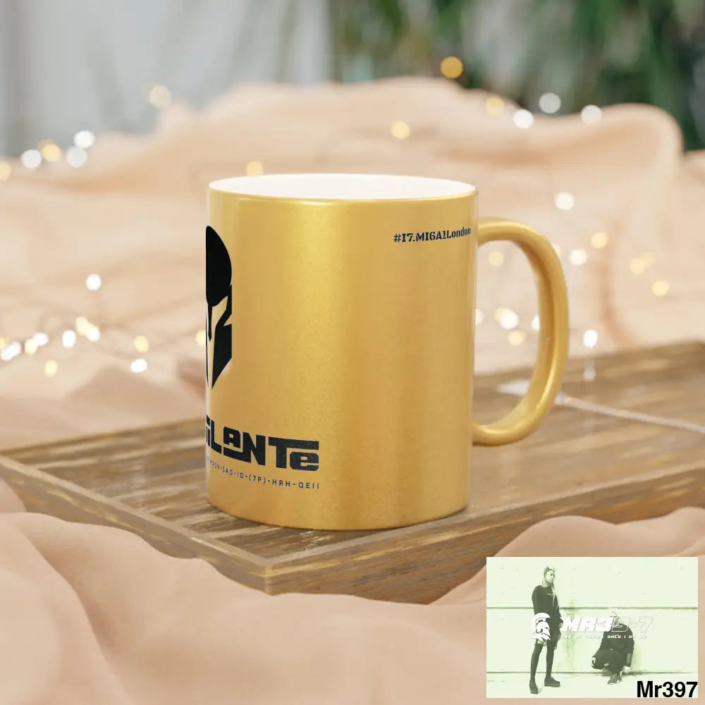 A1-Vigilante Sparta #I7MI6A1London Metallic Mug (Silver\Gold) Mug