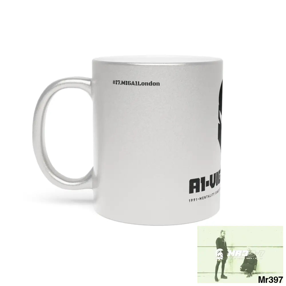 A1-Vigilante Sparta #I7MI6A1London Metallic Mug (Silver\Gold) Mug