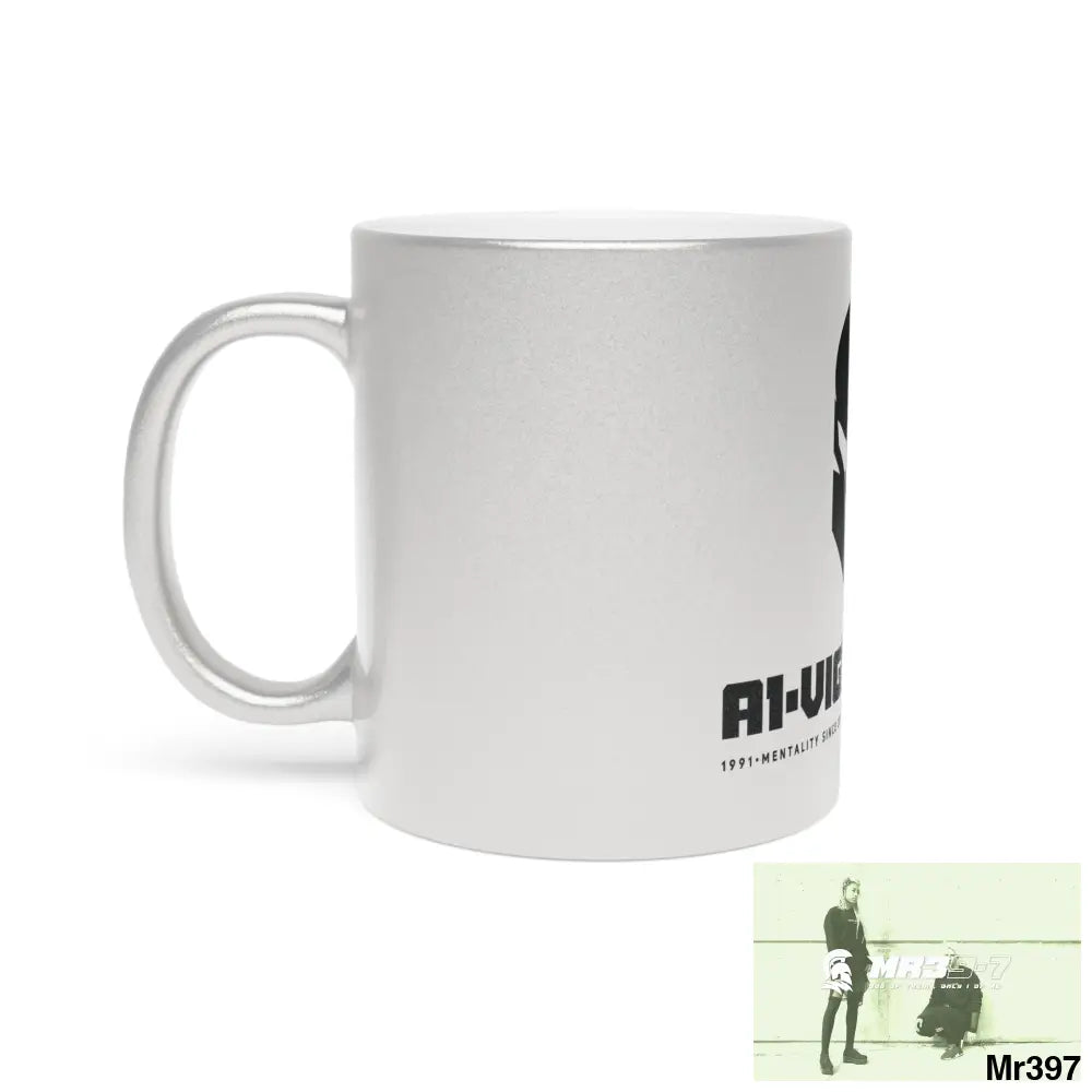A1-Vigilante Sparta #I7MI6A1London Metallic Mug (Silver\Gold) Mug