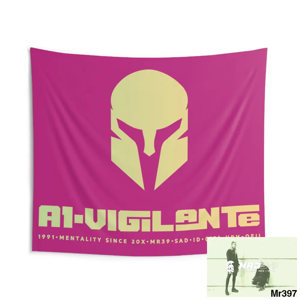 A1-Vigilante Sparta Indoor Wall Tapestries 104’’ × 88’’ Home Decor