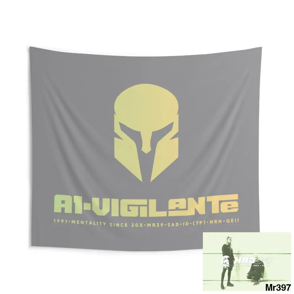 A1-Vigilante Sparta Indoor Wall Tapestries 104’’ × 88’’ Home Decor