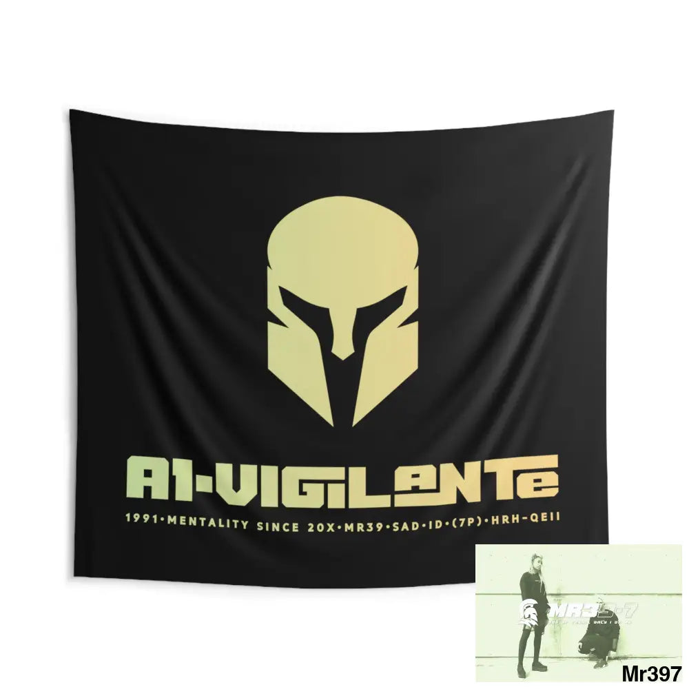 A1-Vigilante Sparta Indoor Wall Tapestries 104’’ × 88’’ Home Decor