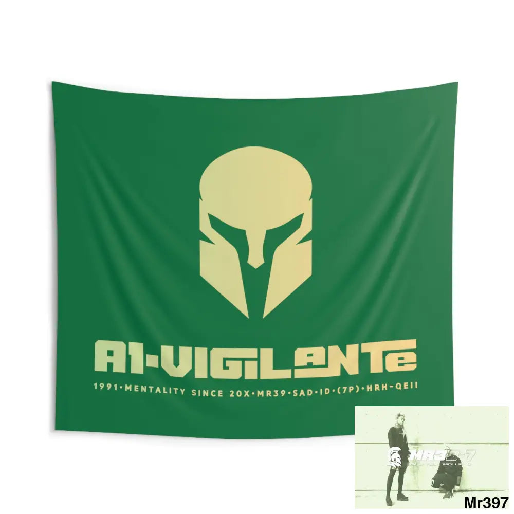 A1-Vigilante Sparta Indoor Wall Tapestries 104’’ × 88’’ Home Decor