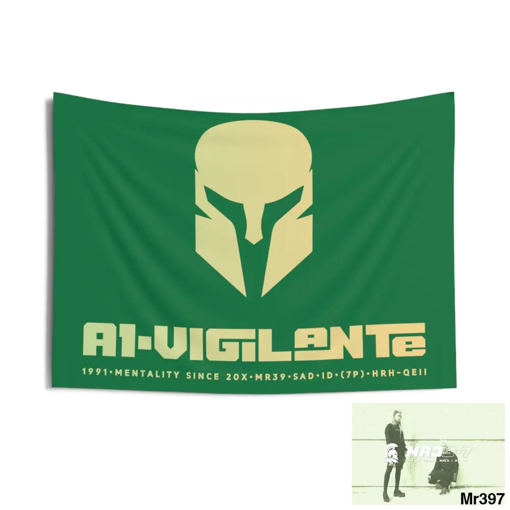 A1-Vigilante Sparta Indoor Wall Tapestries 36’’ × 26’’ Home Decor
