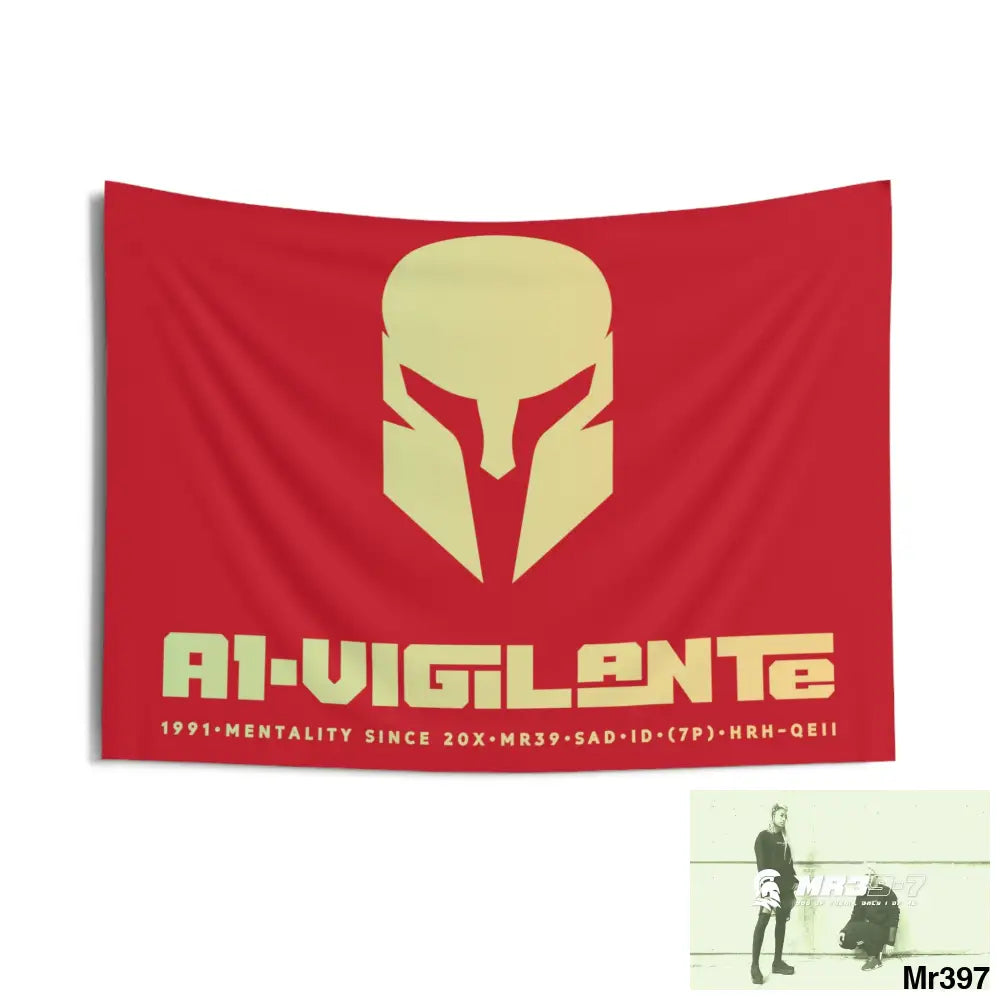 A1-Vigilante Sparta Indoor Wall Tapestries 36’’ × 26’’ Home Decor