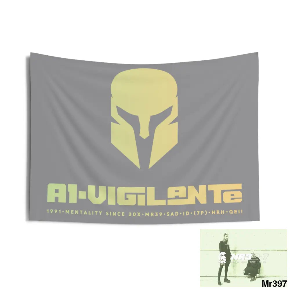 A1-Vigilante Sparta Indoor Wall Tapestries 36’’ × 26’’ Home Decor