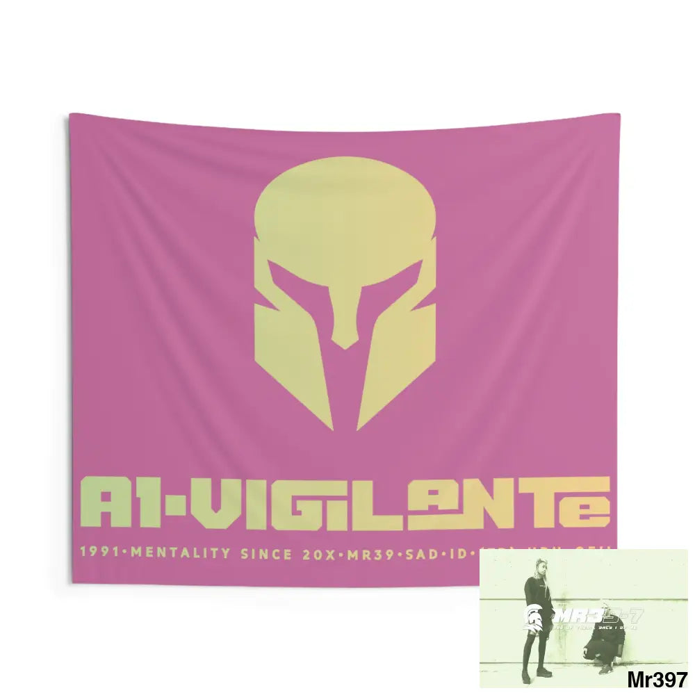 A1-Vigilante Sparta Indoor Wall Tapestries 60’’ × 50’’ Home Decor