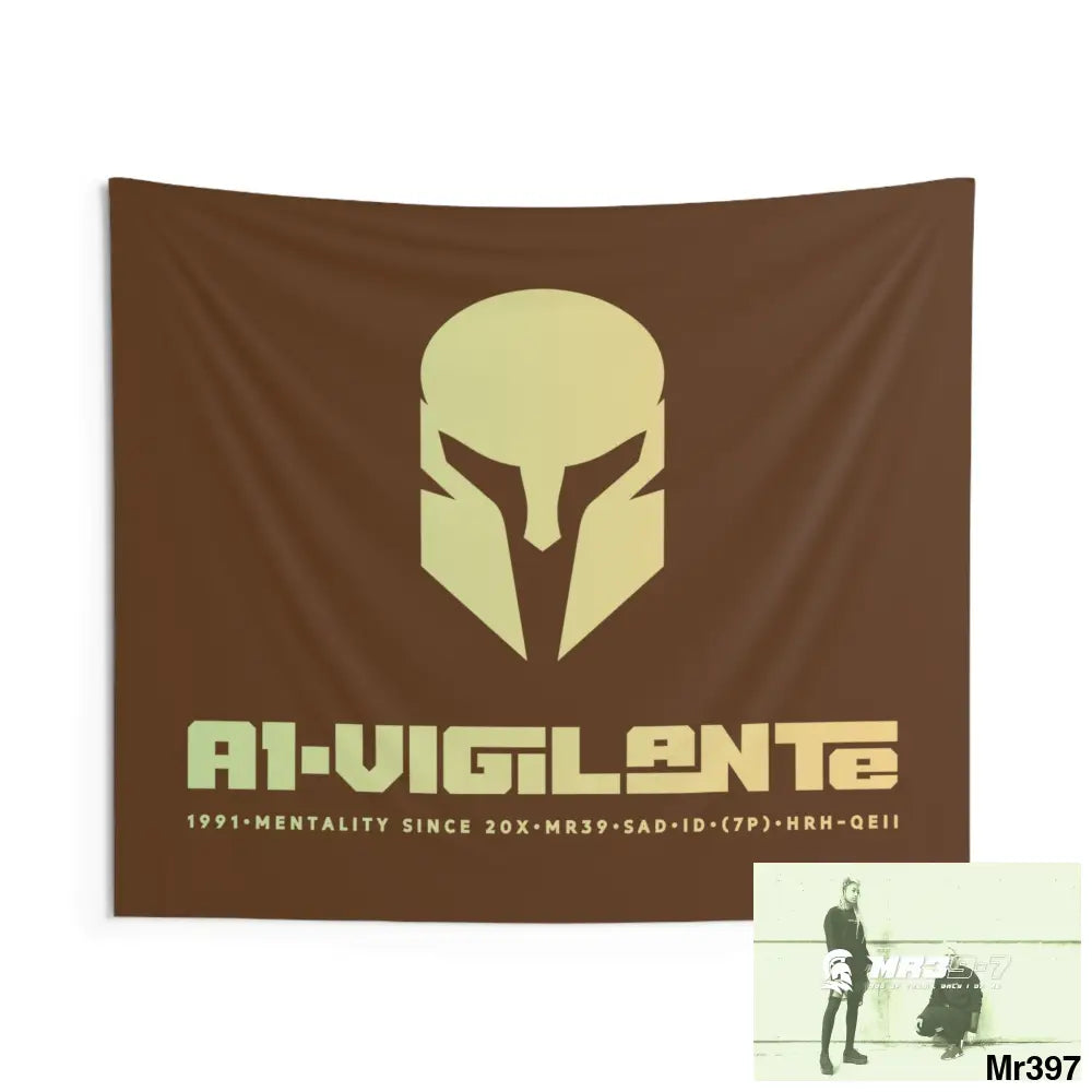 A1-Vigilante Sparta Indoor Wall Tapestries 60’’ × 50’’ Home Decor