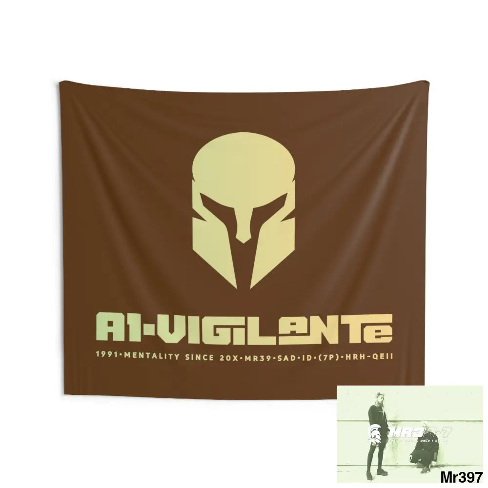 A1-Vigilante Sparta Indoor Wall Tapestries 80’’ × 68’’ Home Decor
