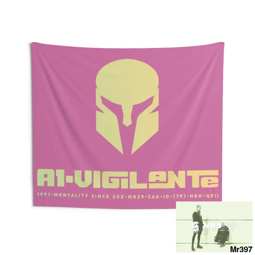 A1-Vigilante Sparta Indoor Wall Tapestries 80’’ × 68’’ Home Decor