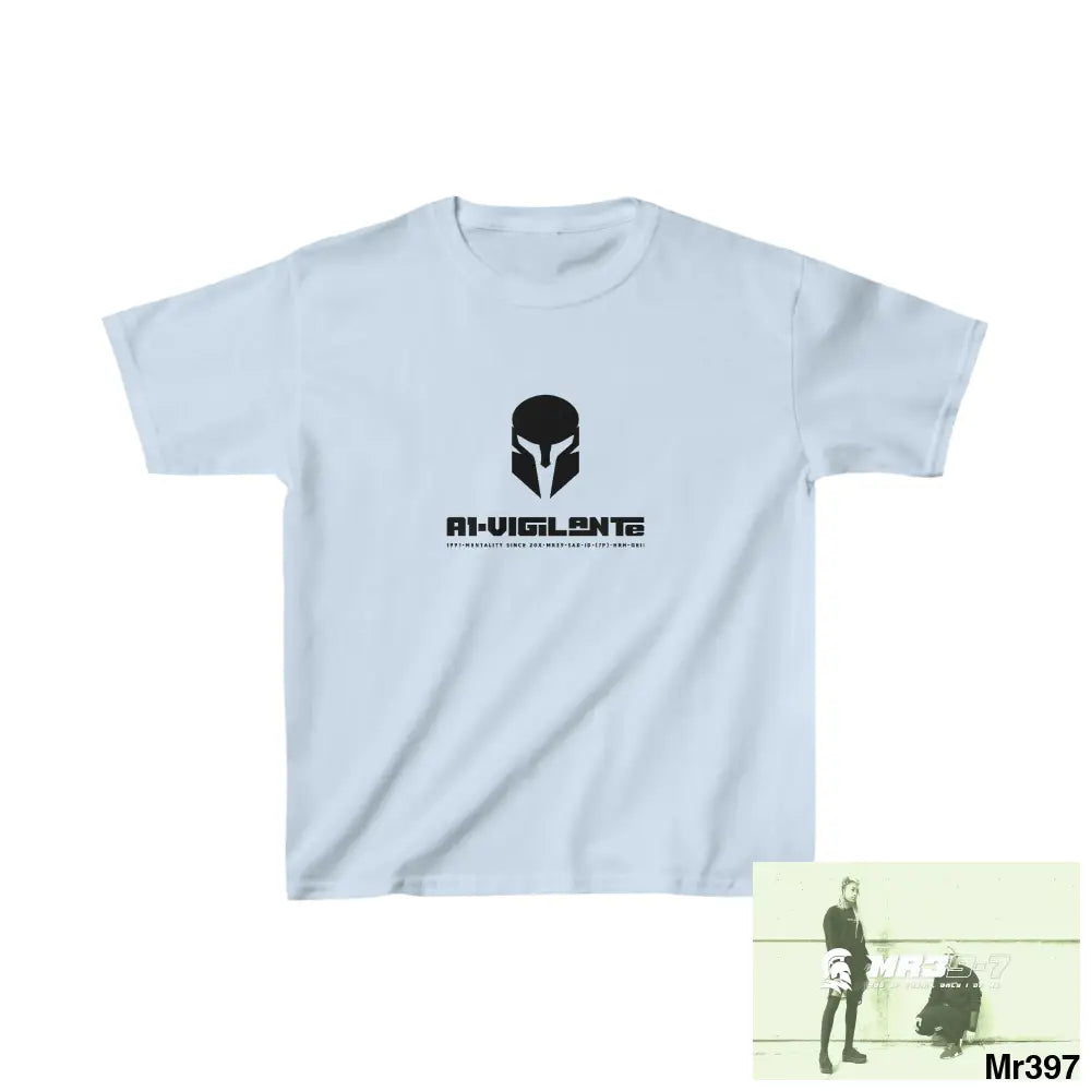 A1-Vigilante Sparta - Kids Heavy Cotton™ Tee XS / Light Blue Kids clothes