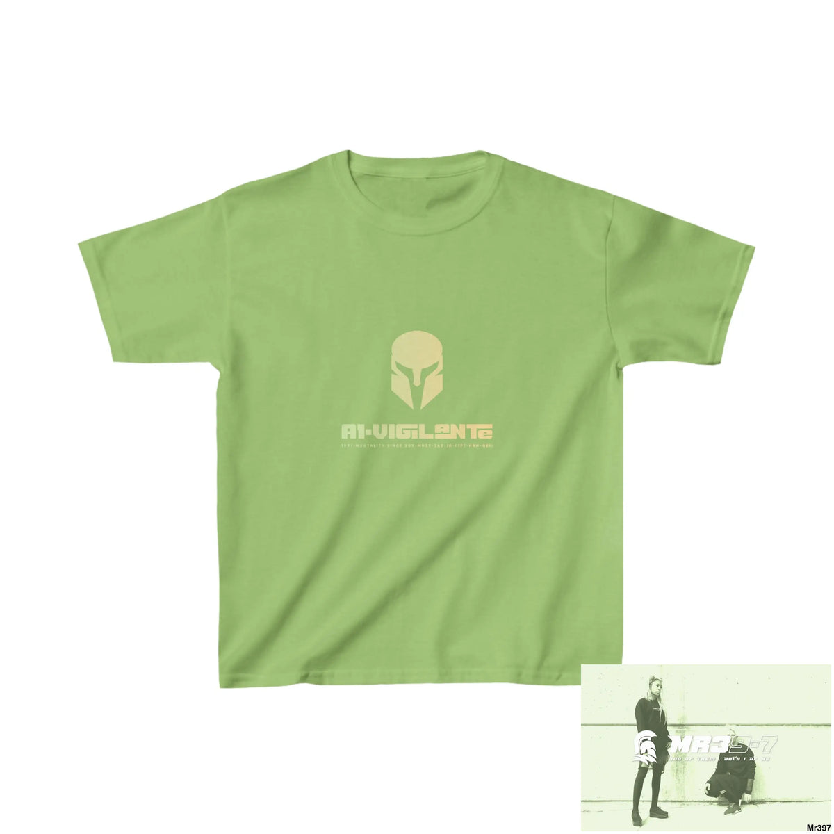 A1-Vigilante -Sparta Kids Heavy Cotton™ Tee XS / Lime Kids clothes
