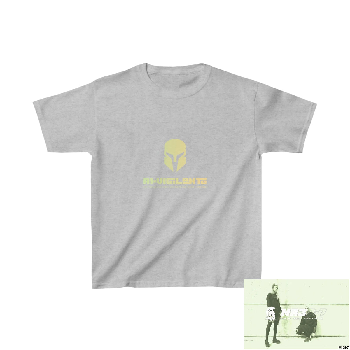 A1-Vigilante -Sparta Kids Heavy Cotton™ Tee XS / Sport Grey Kids clothes