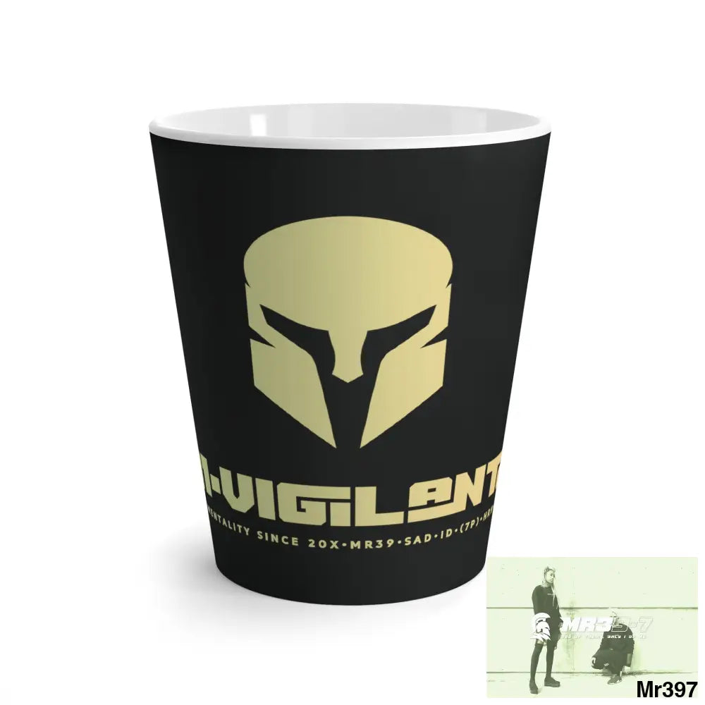 A1- Vigilante Sparta Latte Mug 12oz Mug