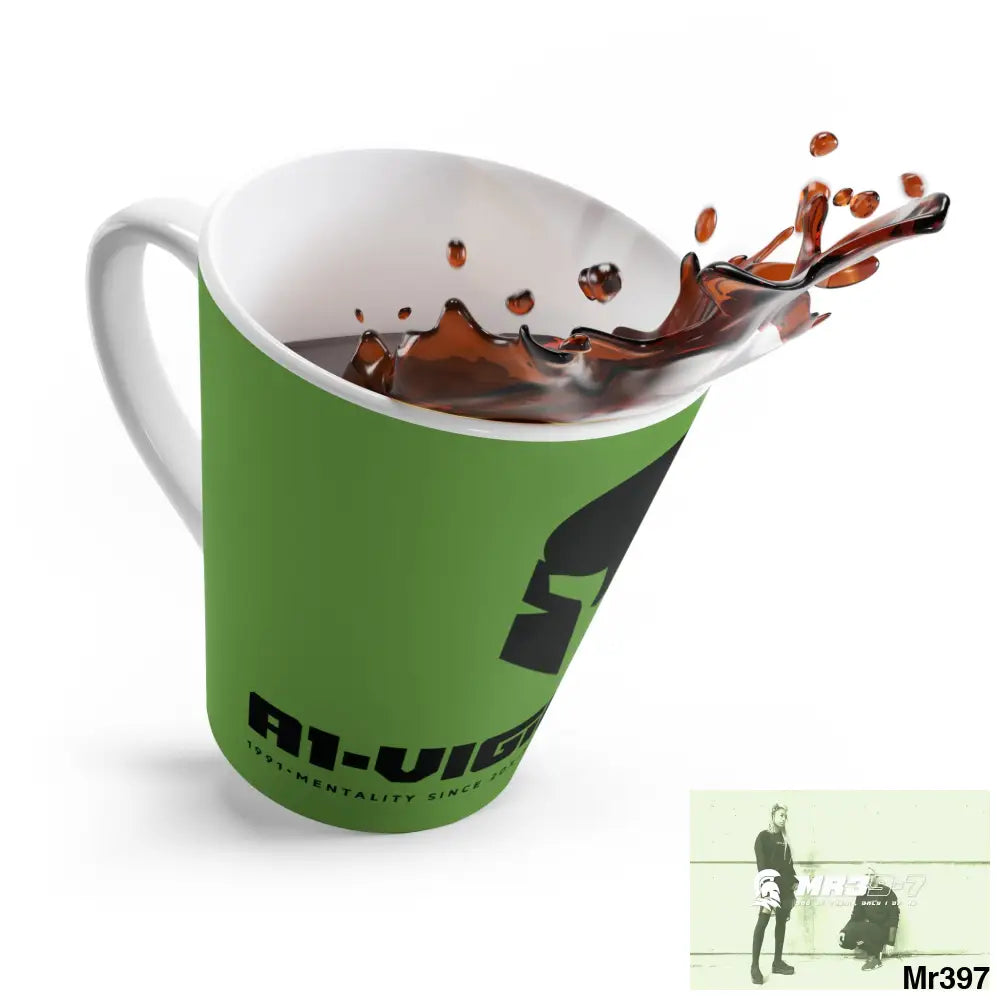 A1-Vigilante Sparta Latte Mug 12oz Mug