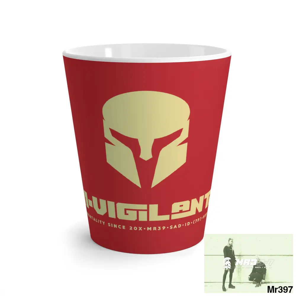 A1- Vigilante Sparta Latte Mug 12oz Mug