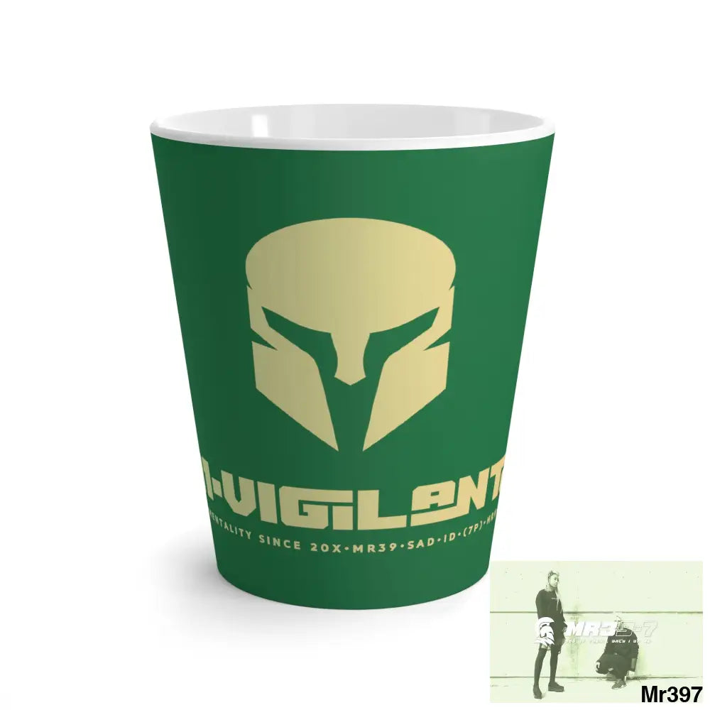 A1- Vigilante Sparta Latte Mug 12oz Mug