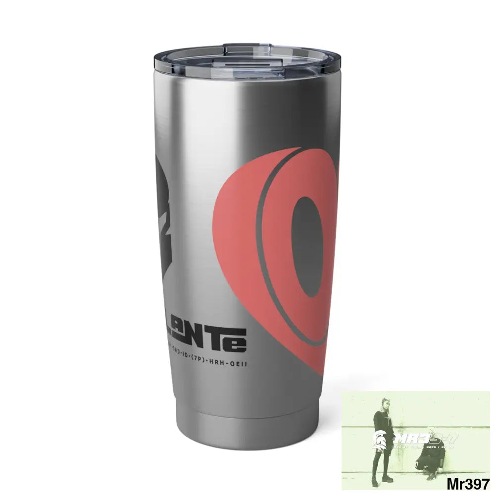 A1-Vigilante Sparta Love Vagabond 20oz Tumbler 20oz / Silver Mug