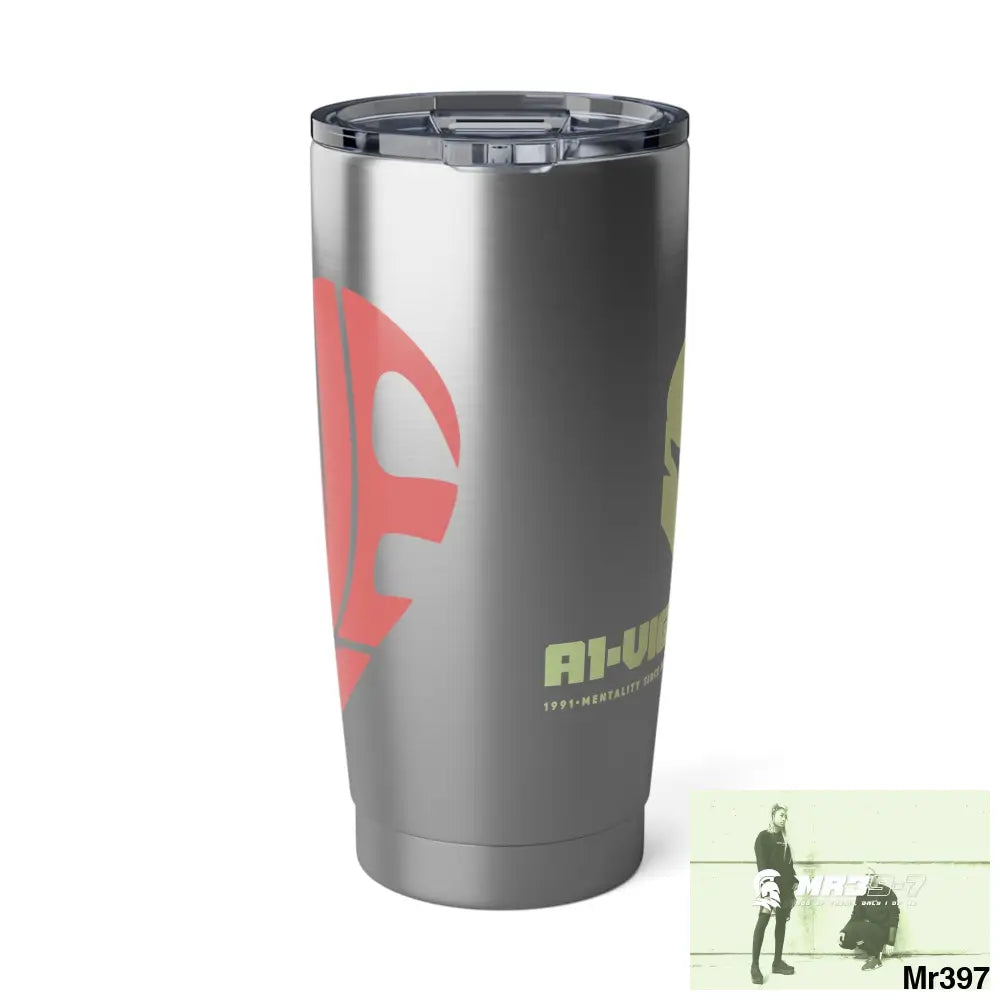 A1-Vigilante Sparta Love Vagabond 20oz Tumbler 20oz / Silver Mug