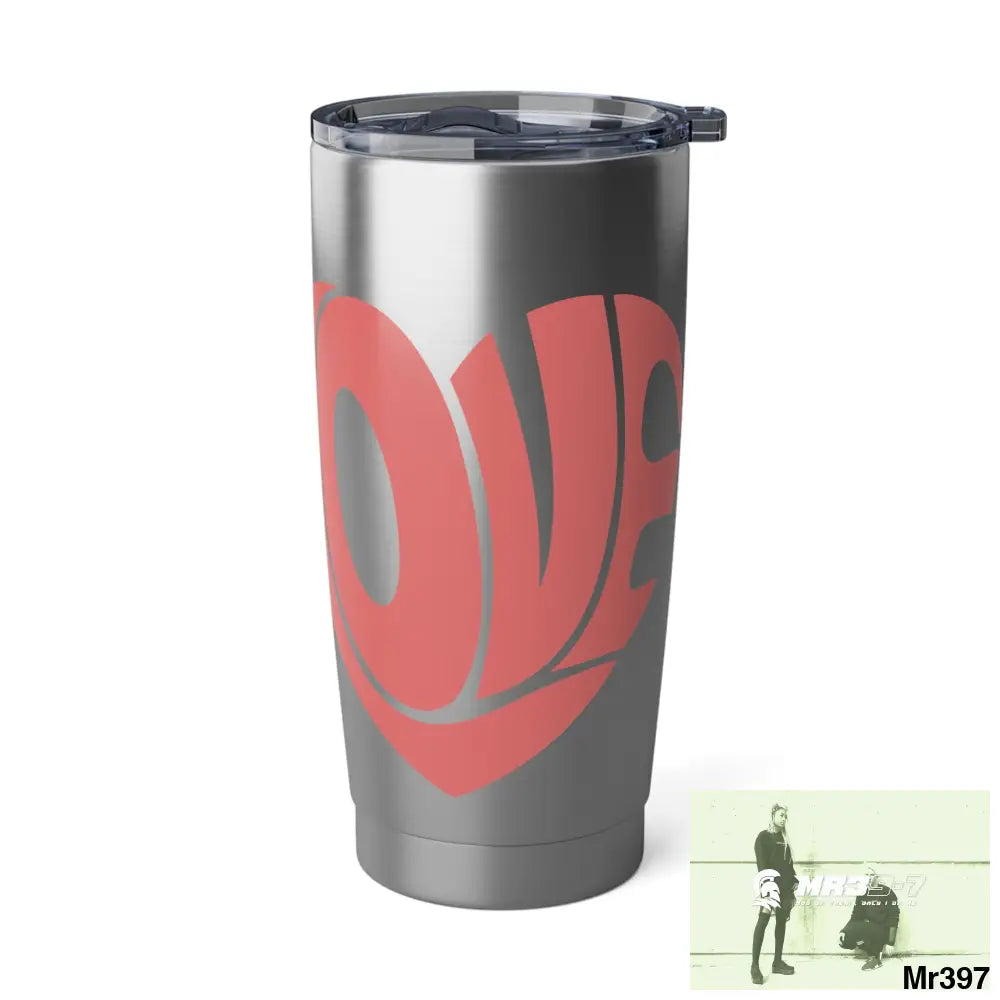 A1-Vigilante Sparta Love Vagabond 20oz Tumbler 20oz / Silver Mug