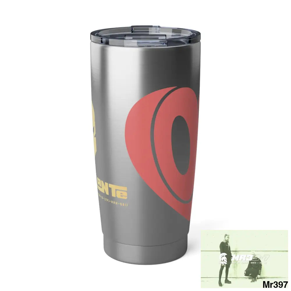 A1-Vigilante Sparta Love Vagabond 20oz Tumbler 20oz / Silver Mug