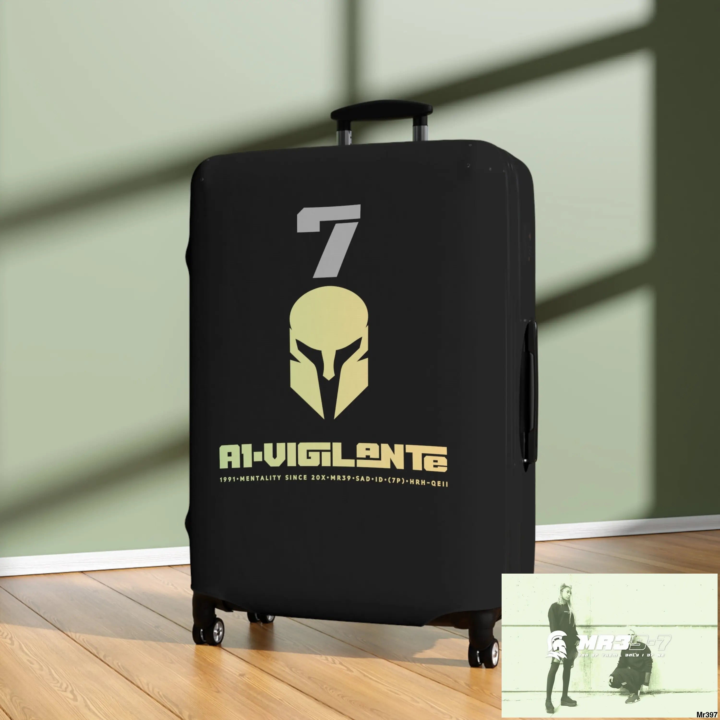 A1-Vigilante Sparta Luggage Cover Accessories