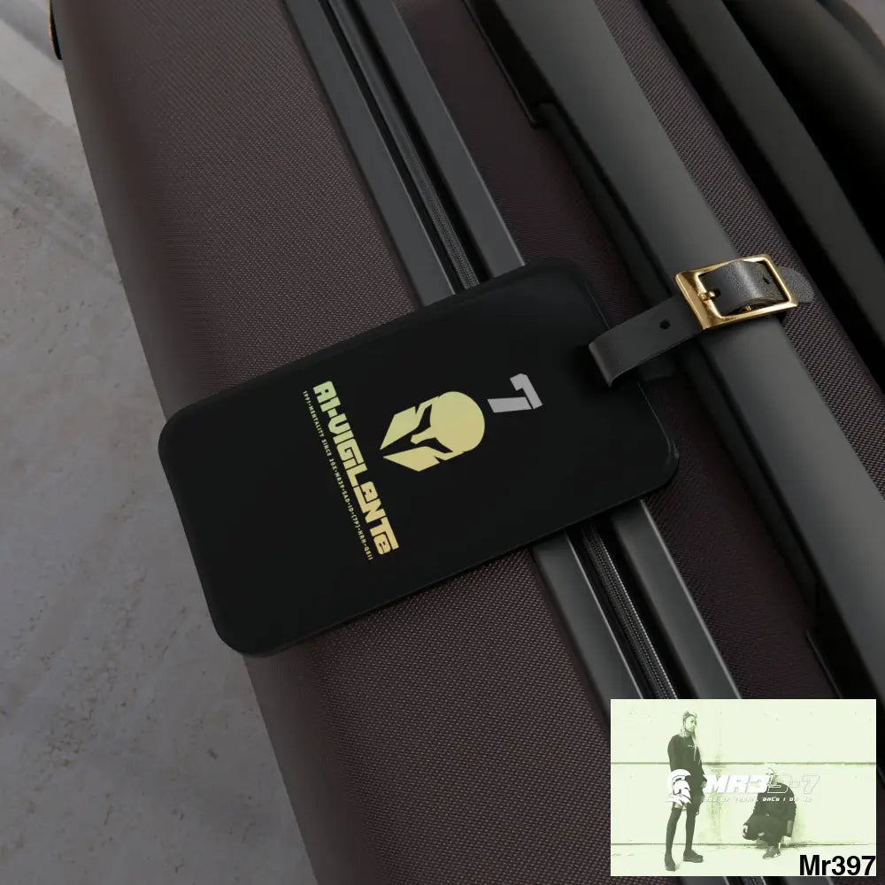 A1 Vigilante Sparta Luggage Tag 2.4’’ × 4’’ Accessories