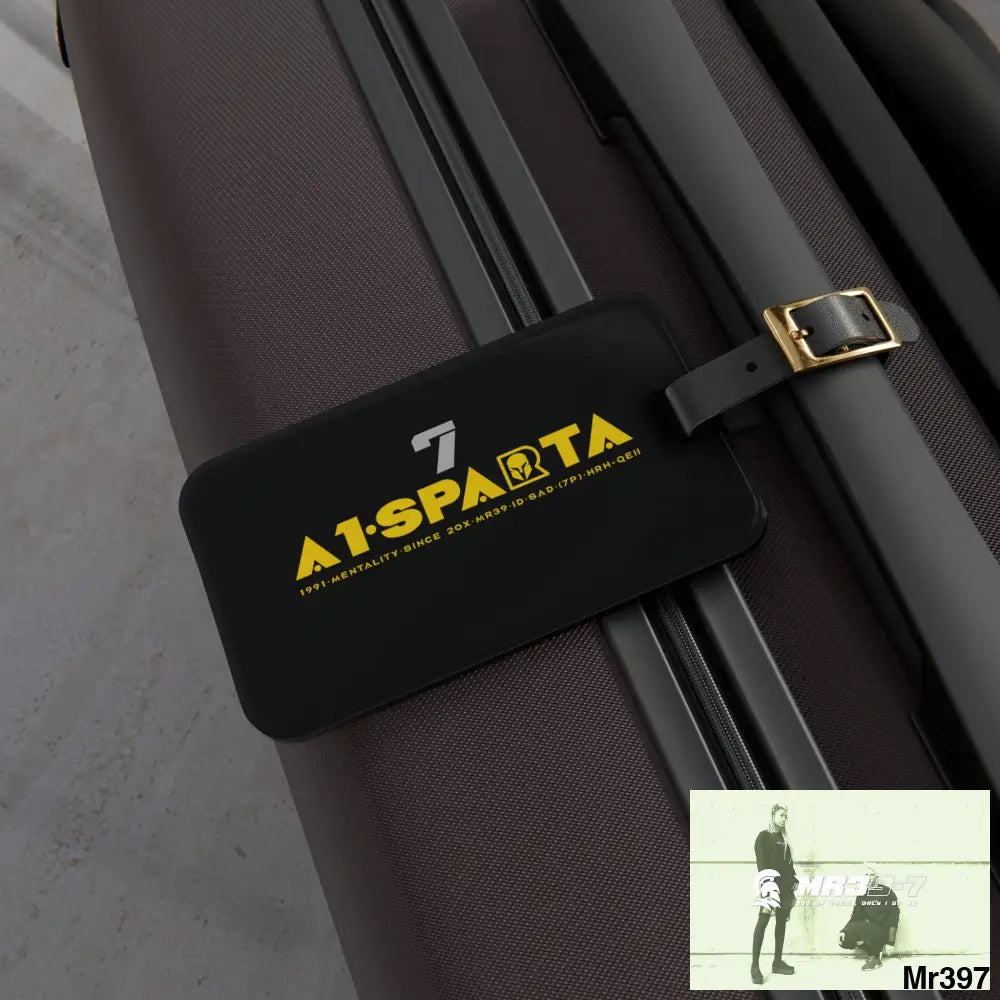 A1 Vigilante Sparta Luggage Tag 2.4’’ × 4’’ Accessories