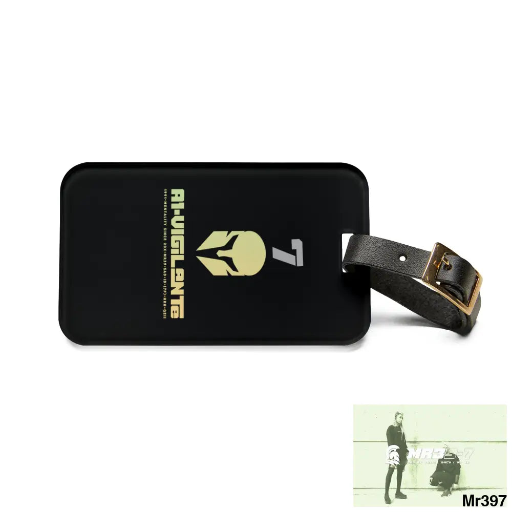 A1 Vigilante Sparta Luggage Tag 2.4’’ × 4’’ Accessories