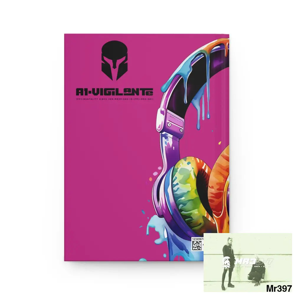A1-Vigilante • Sparta Melting Headset Hardcover Journal Matte Journal Paper products